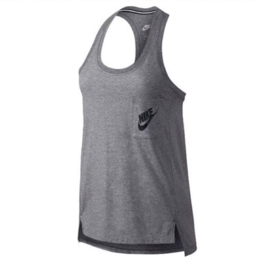 NIKE dri fit logo pocket TANK TOP